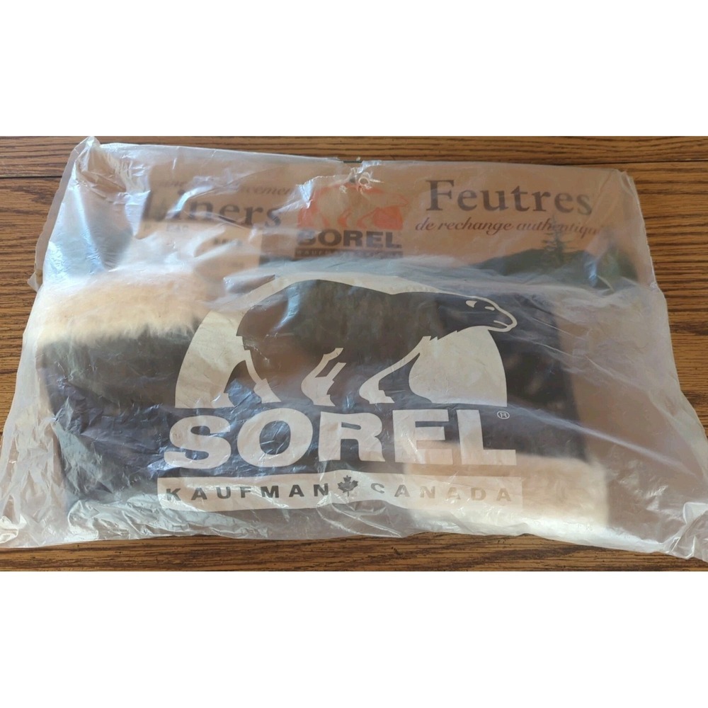 Vintage Sorel Kaufman Canada Genuine Boot Wool Replacement Liner‎ Sock Junior 11